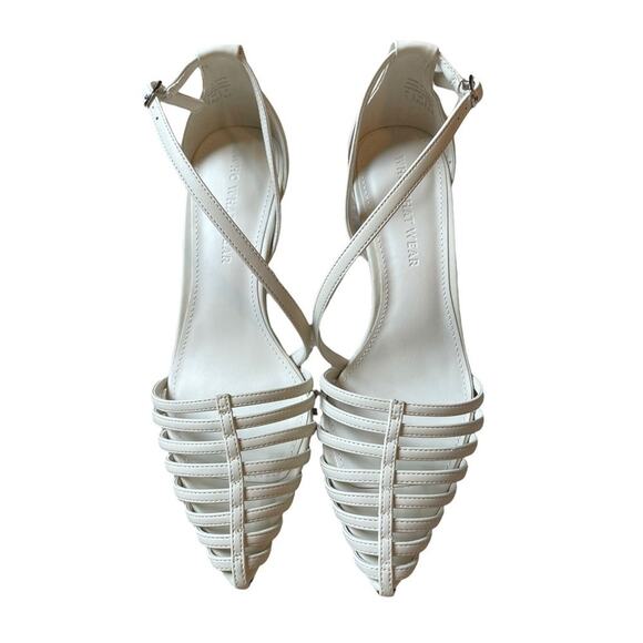 Who What Wear Kennedy Strappy Pump White Size 7 NWT - Picture 2 of 10